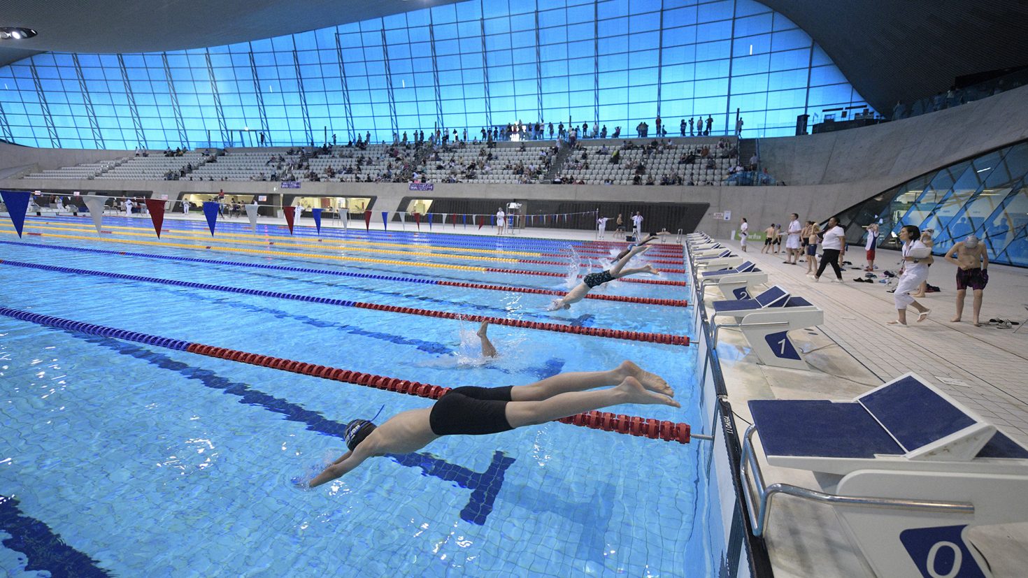 London Aquatics Centre competition