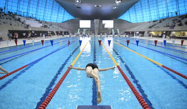 London Aquatics Centre swimming competition